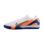 Chuteira Nike Air Zoom Mercurial Vapor 16 Pro Society Cinza/Azul