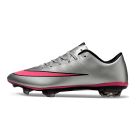 Chuteira de Campo NIKE Mercurial Vapor X FG Cinza/Rosa