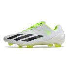 Chuteira de Campo ADIDAS X CrazyFast+ FG Branco/Verde/Preto