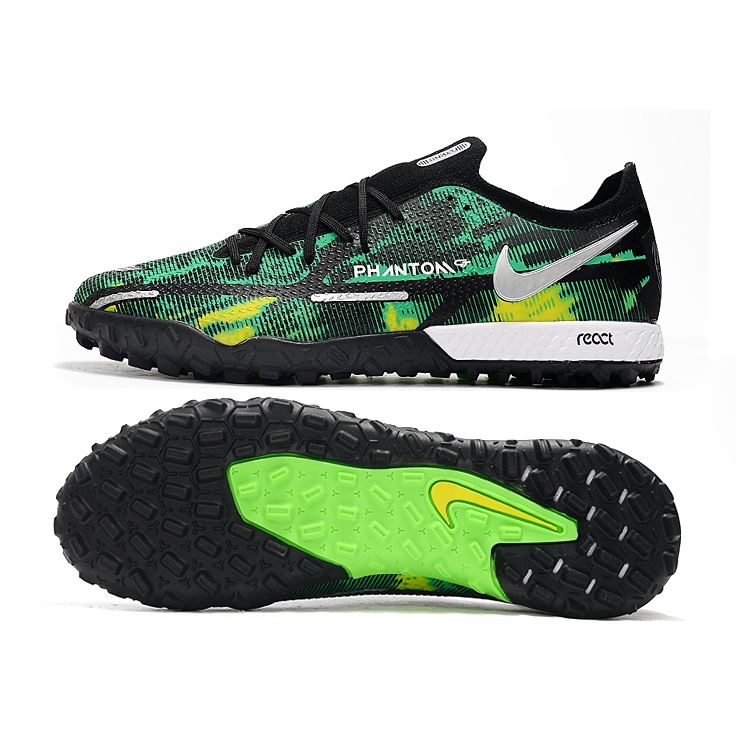 Chuteira Society Nike React Phantom GT2 Elite Shockwave