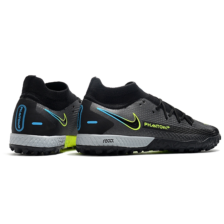 Chuteira Society Nike React Phantom GT Elite DF Black Prism Pack
