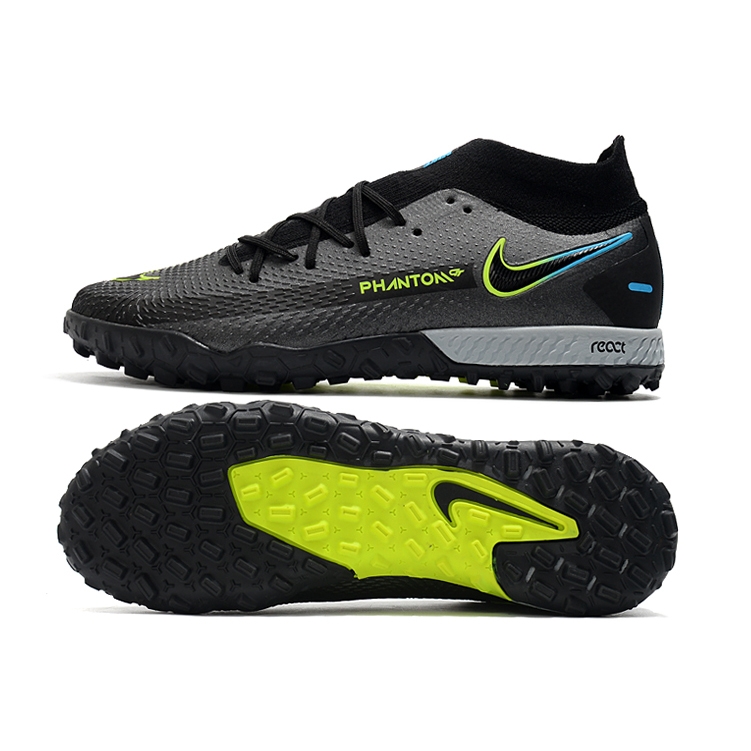 Chuteira Society Nike React Phantom GT Elite DF Black Prism Pack
