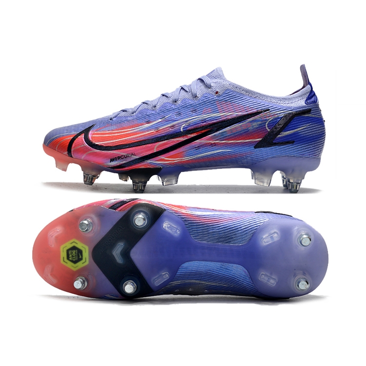 Chuteira Campo NIKE Mercurial Vapor 14 SG Elite Kylian Mbappé Flames