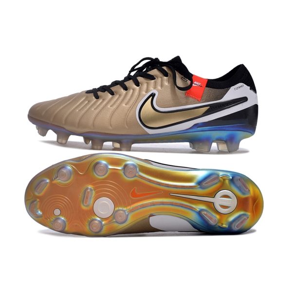 Chuteira Campo NIKE Tiempo Legend X Elite FG Golden Touch