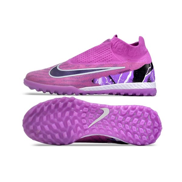 Chuteira Society Nike React Phantom GX Elite DF Thunder