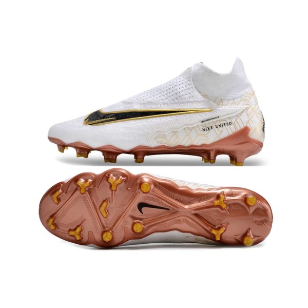 Chuteira Campo NIKE Phantom GX Elite DF FG United Golden