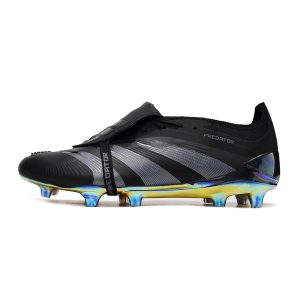 Chuteira Campo ADIDAS Predator Elite Tongue FG Black Pack