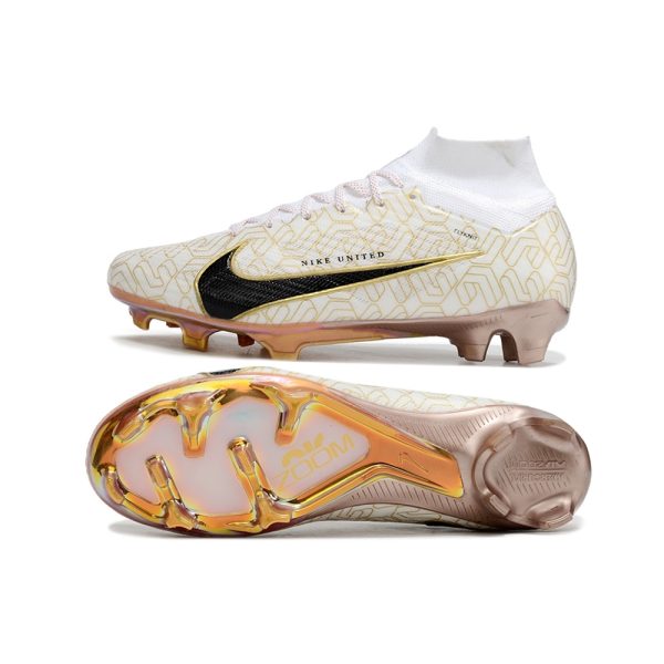 Chuteira Campo NIKE Air Zoom Superfly 9 Elite FG United Golden