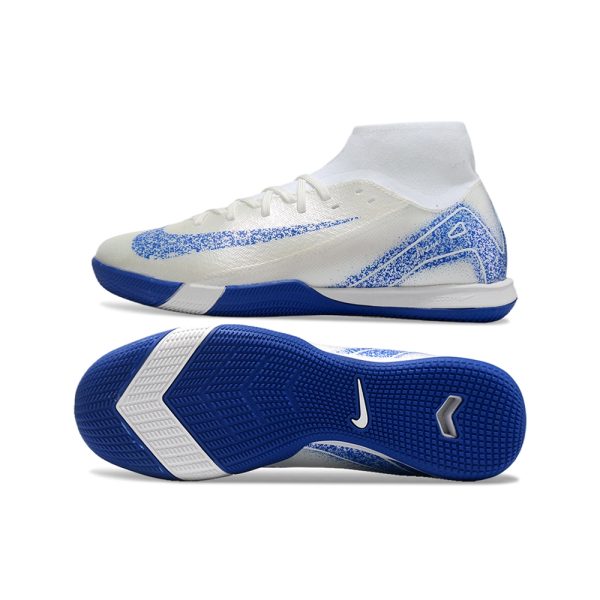 Chuteira Futsal Nike Air Zoom Mercurial Superfly 10 Academy Blue Print