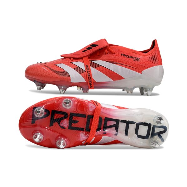Chuteira Campo ADIDAS Predator Elite Tongue 25 SG Pure Victory