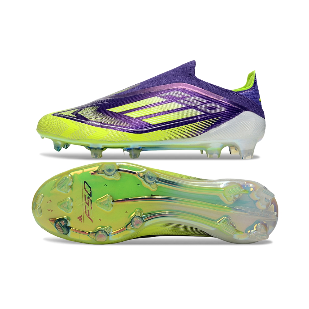 Chuteira Campo ADIDAS F50 Elite LL FG Roxo Verde