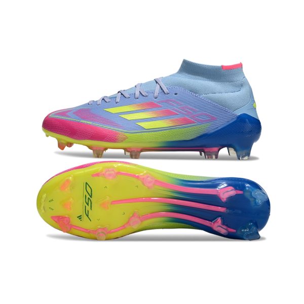 Chuteira Campo ADIDAS F50 Cano Medio Pro FG Celestial Victory
