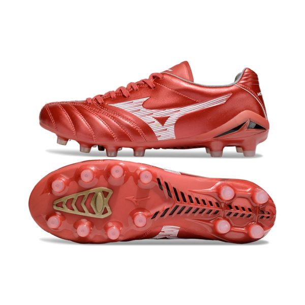 Chuteira Campo Mizuno Morelia 4 Neo FG Ruby