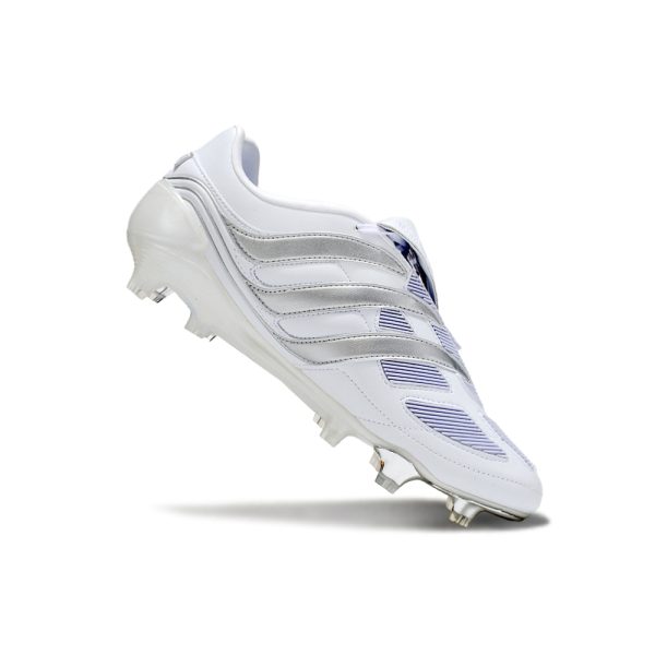 Chuteira Campo ADIDAS Predator Precision FG Made in Germany Silver Strike