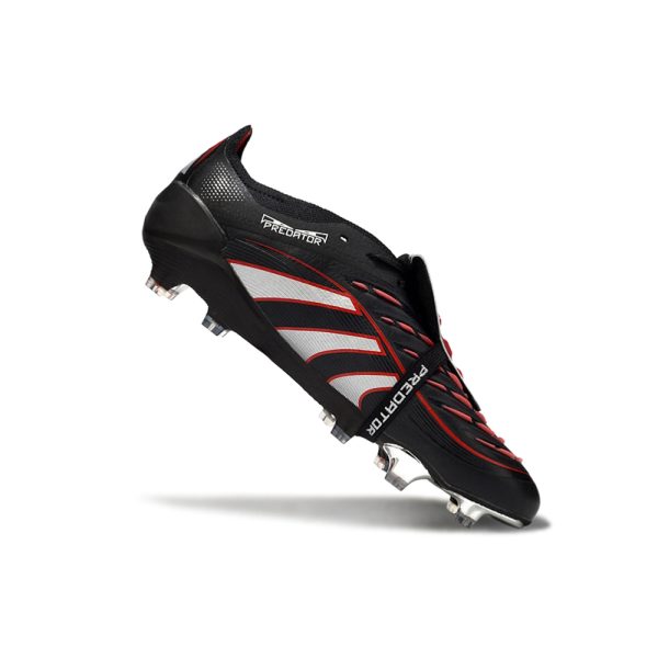 Chuteira Campo ADIDAS Predator Elite Tongue 25 FG Obsidian Strike