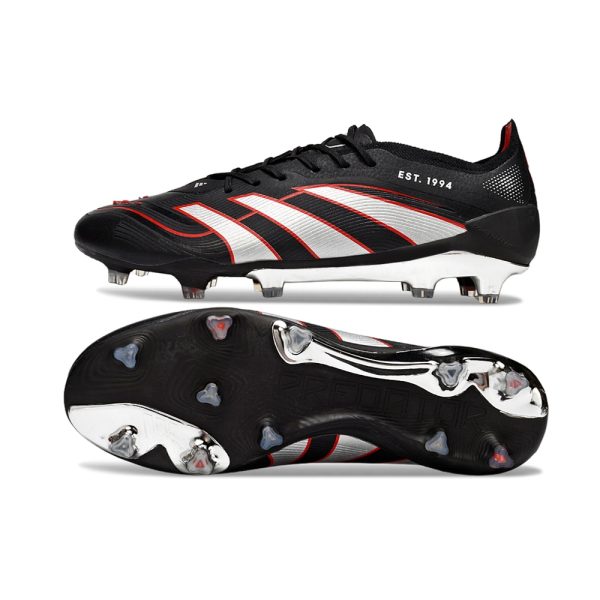 Chuteira Campo ADIDAS Predator Elite 25 FG Obsidian Strike