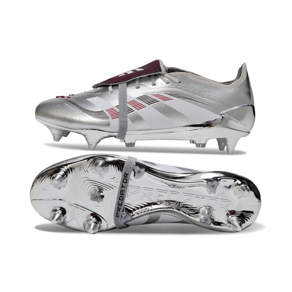 Chuteira Campo ADIDAS Predator Elite Tongue 25 SG Chrome Dream