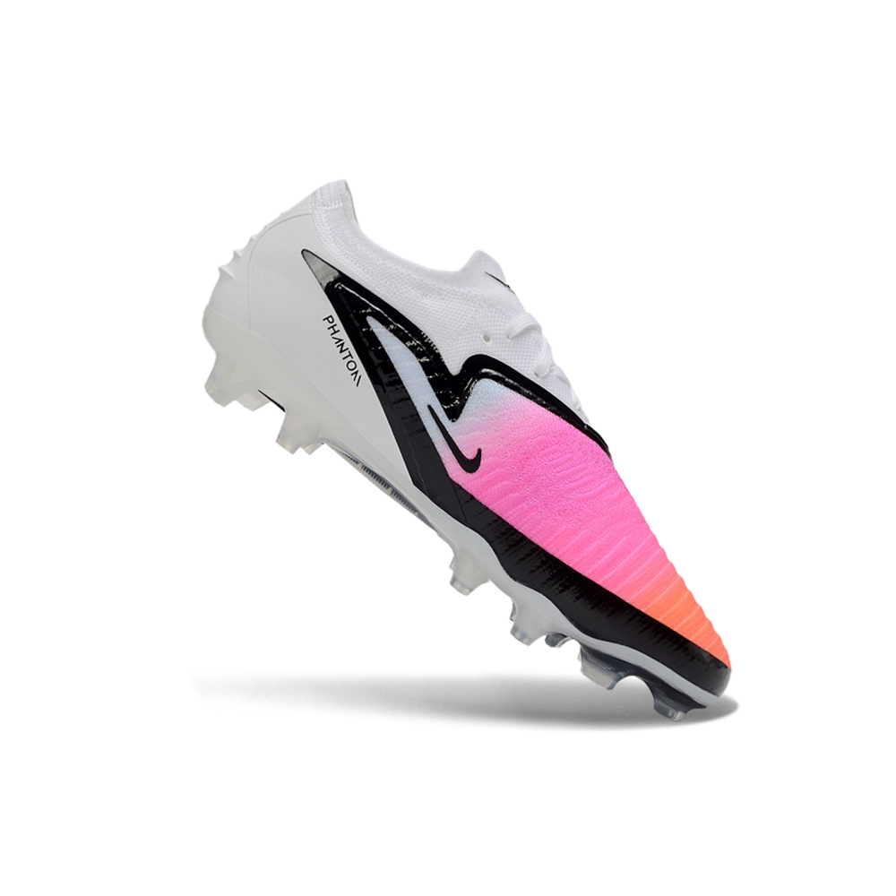 Chuteira Campo NIKE Phantom 6 Elite Low FG Rosa Branco