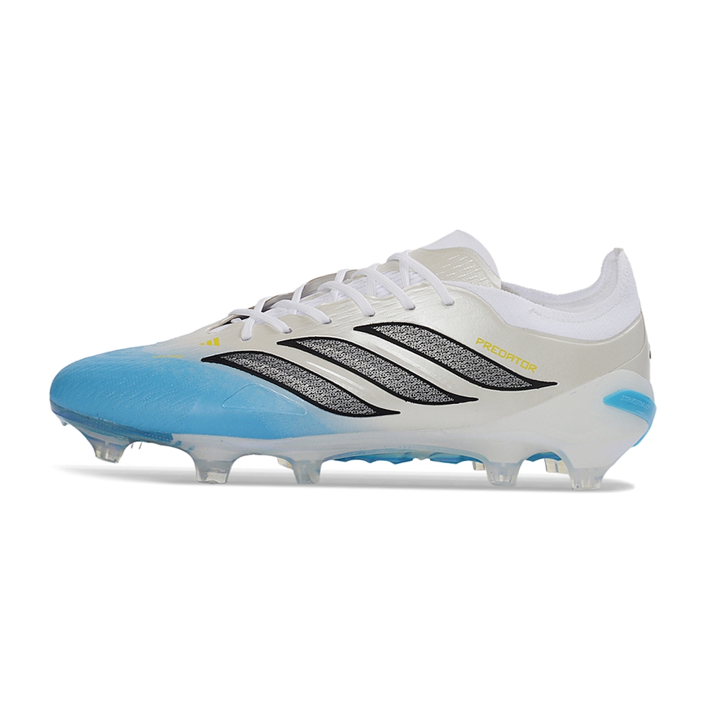 Chuteira Campo ADIDAS Predator Elite 26 FG Branco Azul