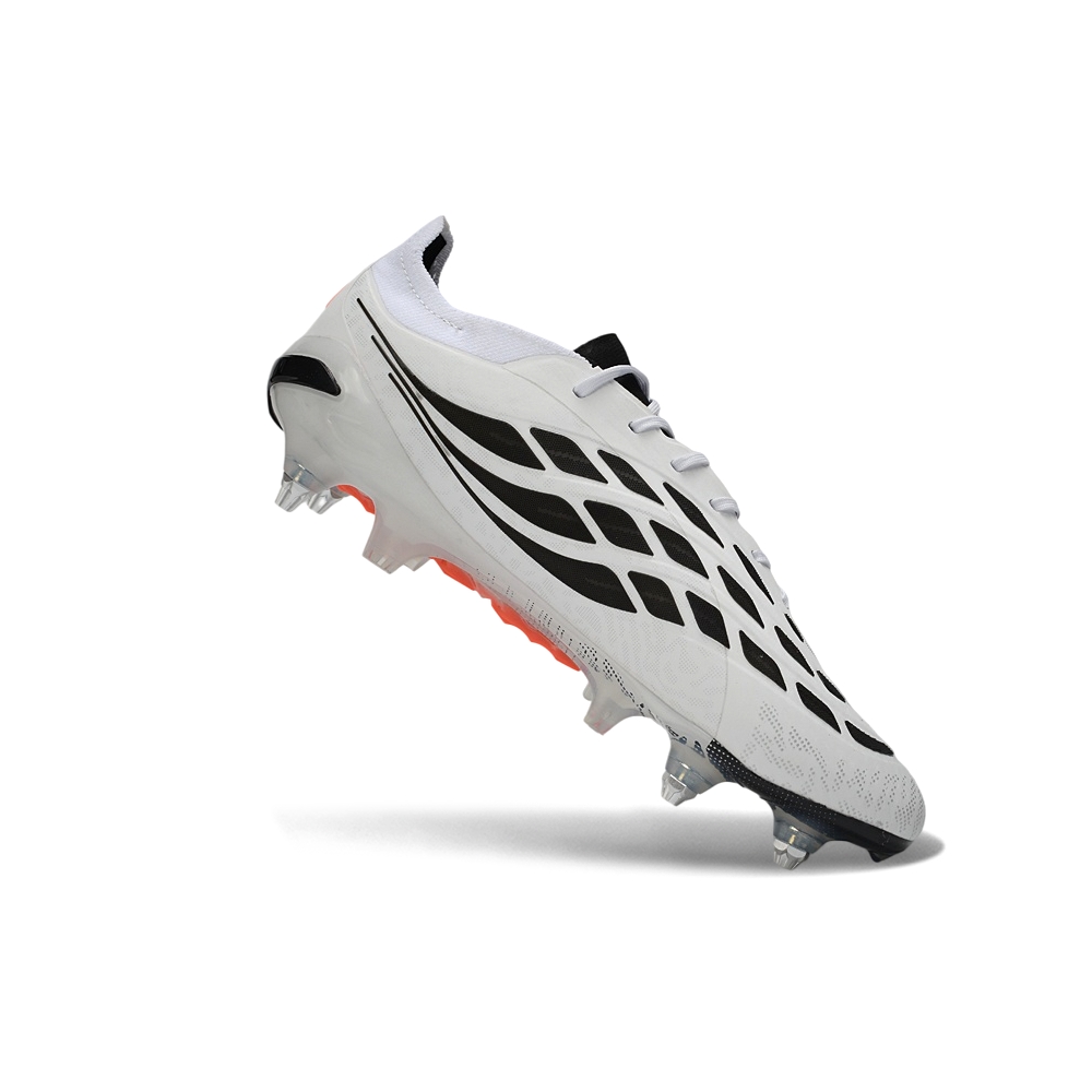 Chuteira Campo ADIDAS Predator Elite 26 SG Branco Laranja