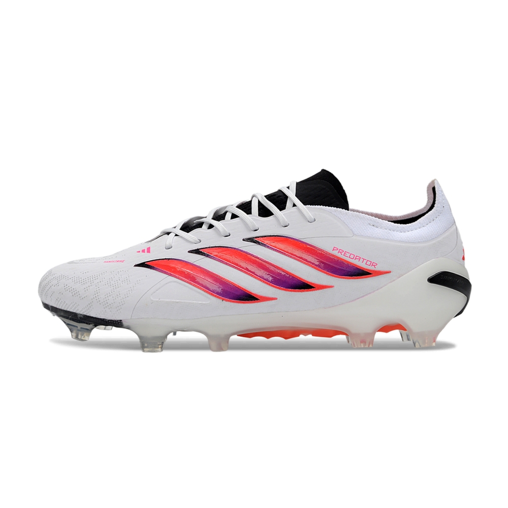 Chuteira Campo ADIDAS Predator Elite 26 FG Branco Rosa