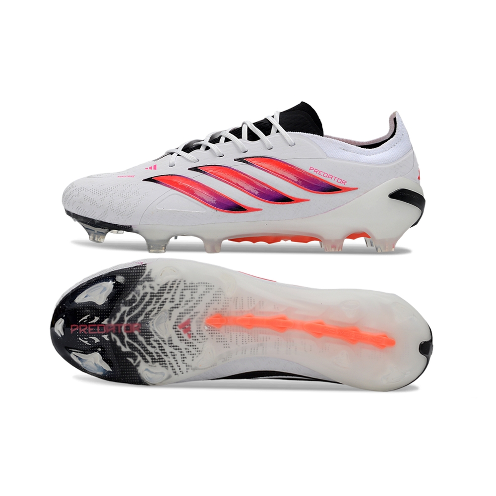 Chuteira Campo ADIDAS Predator Elite 26 FG Branco Rosa