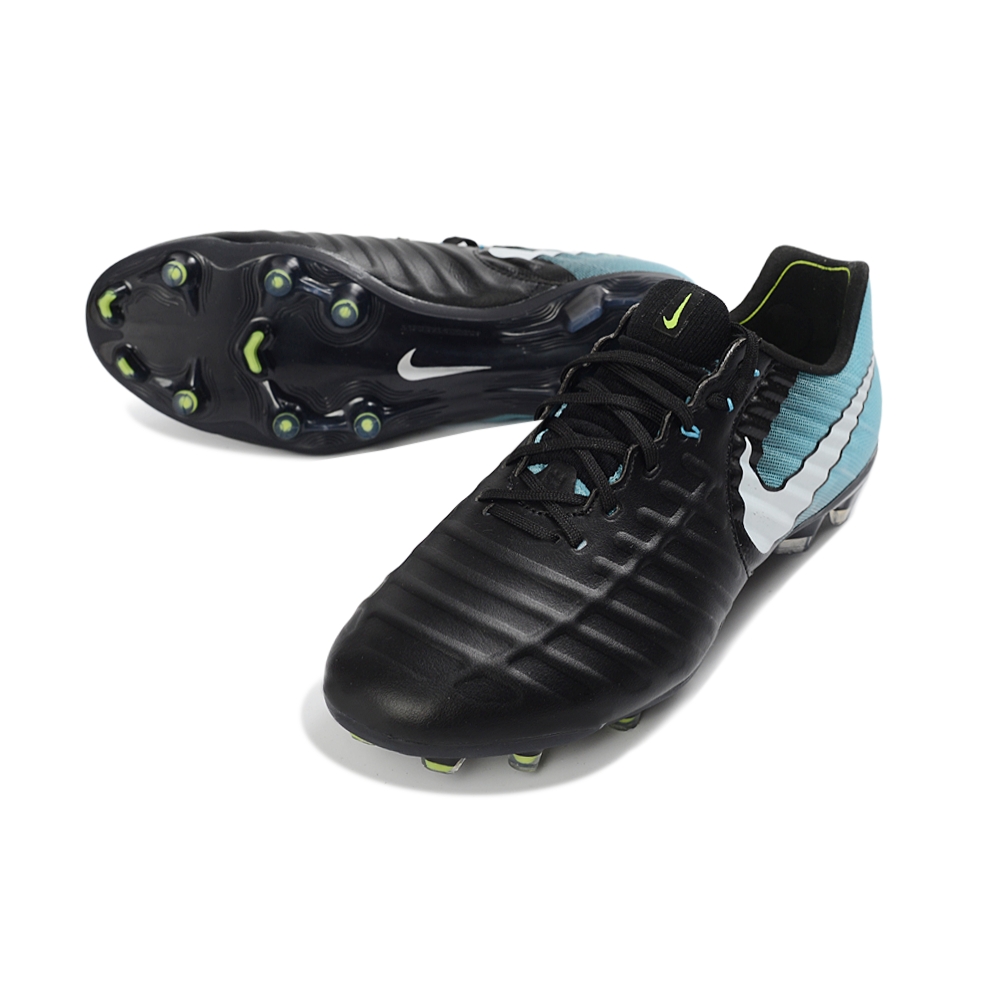 Chuteira Campo NIKE Tiempo Legend 7 Elite FG Preto Azul