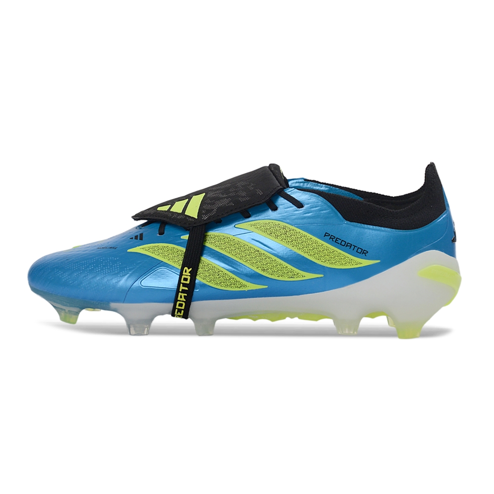 Chuteira Campo ADIDAS Predator Elite Tongue 26 FG Azul Amarelo