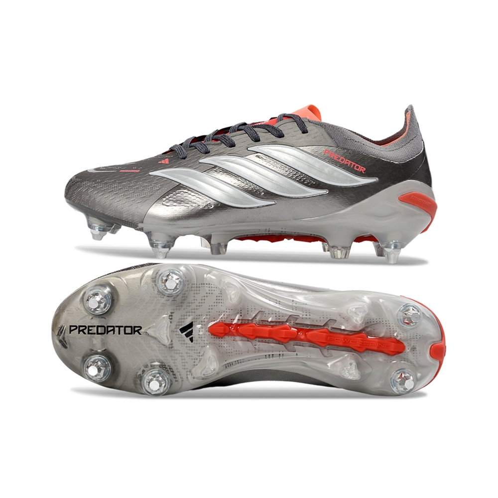 Chuteira Campo ADIDAS Predator Elite 26 SG Finishers Steel