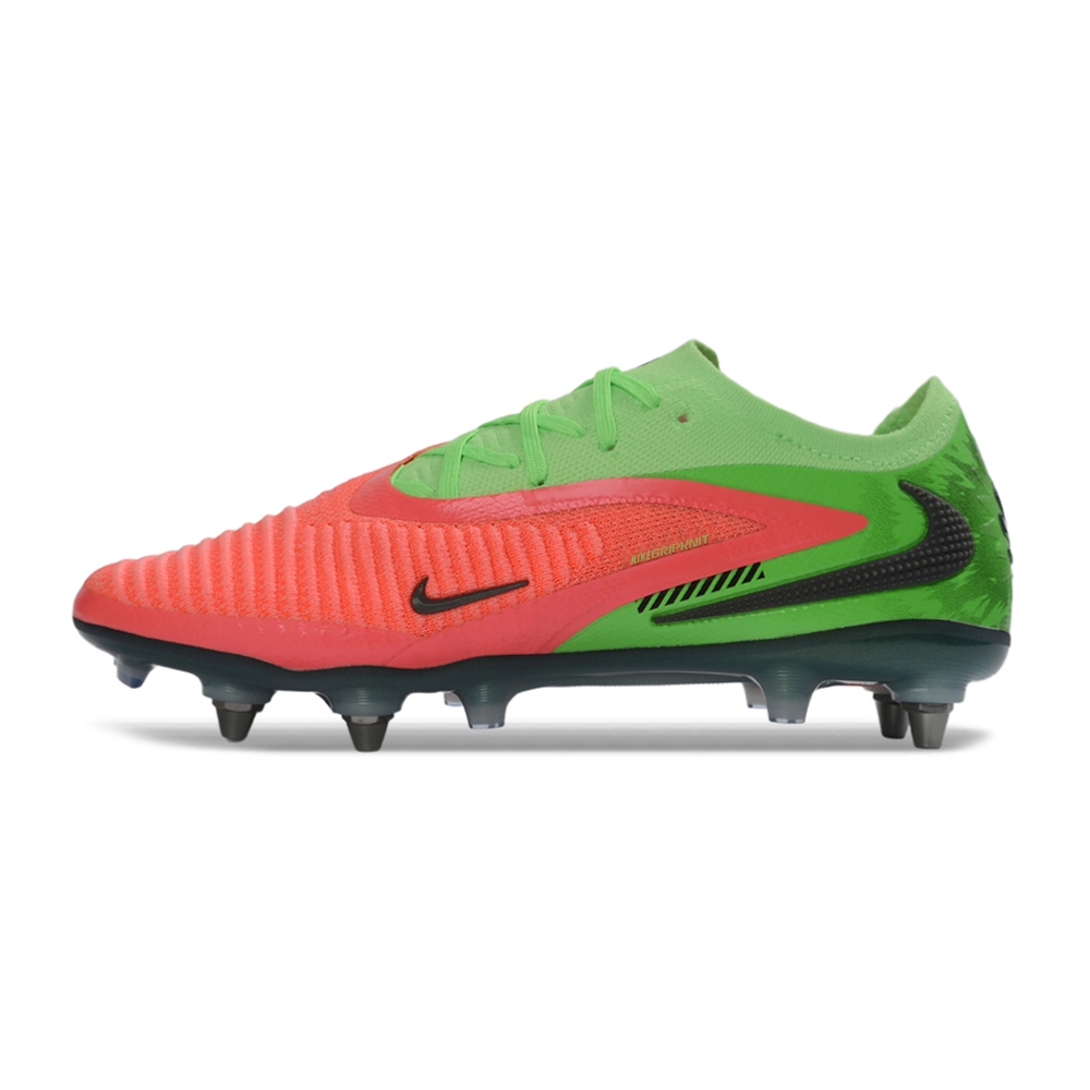 Chuteira Campo NIKE Phantom 6 Elite Low SG-PRO Vermelho Verde Halland
