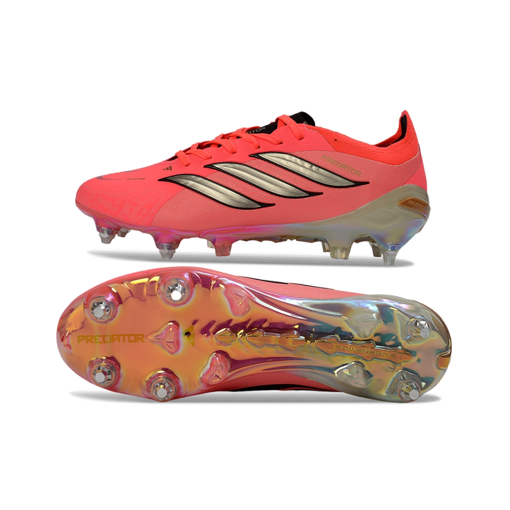 Chuteira Campo ADIDAS Predator Elite 26 SG Laranja Dourado