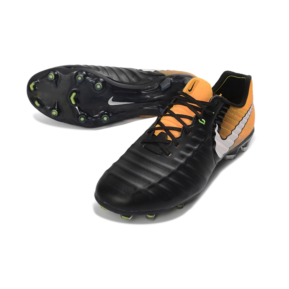Chuteira Campo NIKE Tiempo Legend 7 Elite FG Preto Amarelo
