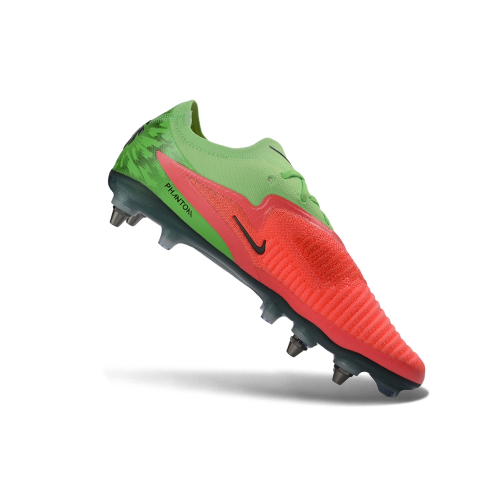 Chuteira Campo NIKE Phantom 6 Elite Low SG-PRO Vermelho Verde Halland