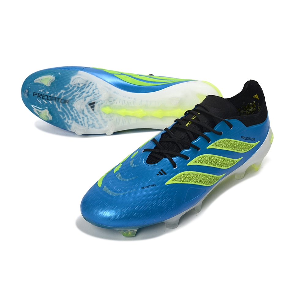 Chuteira Campo ADIDAS Predator Elite 26 FG Azul Amarelo
