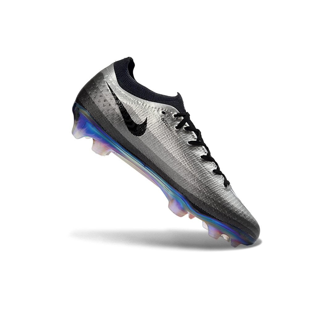Nike Mercurial サッカーシューズ グレー・ブラック Chuteira Campo NIKE Air Zoom Mercurial Vapor 17 Elite FG Prata Preto