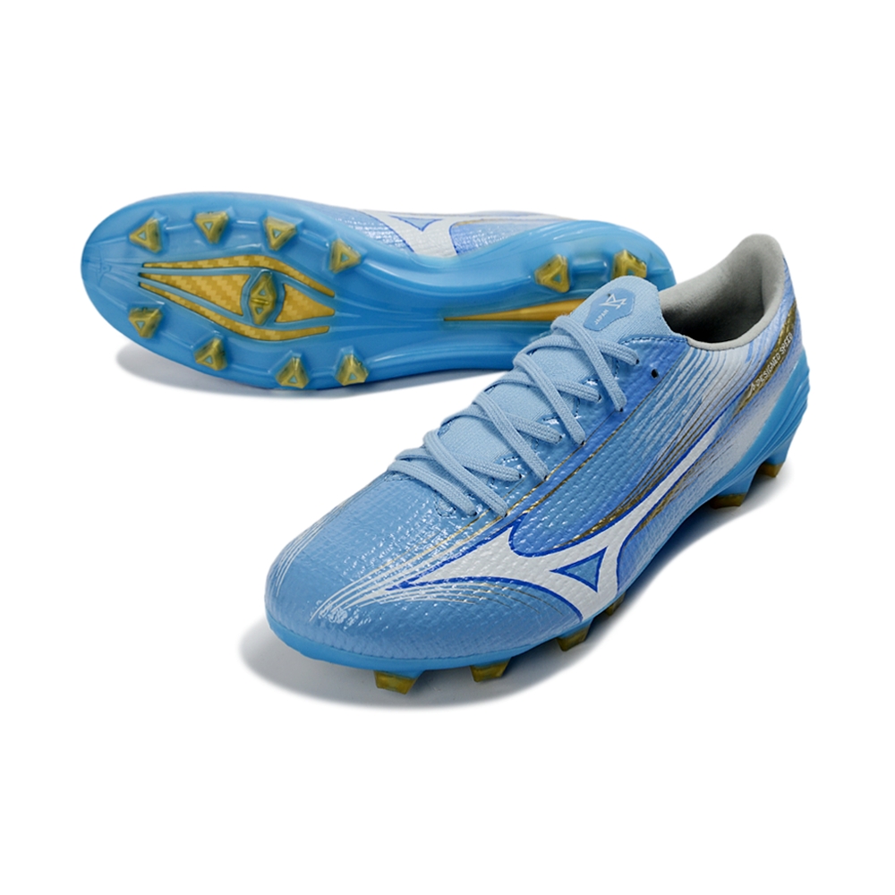 Chuteira Campo Mizuno Alpha III Made in Unity Sky