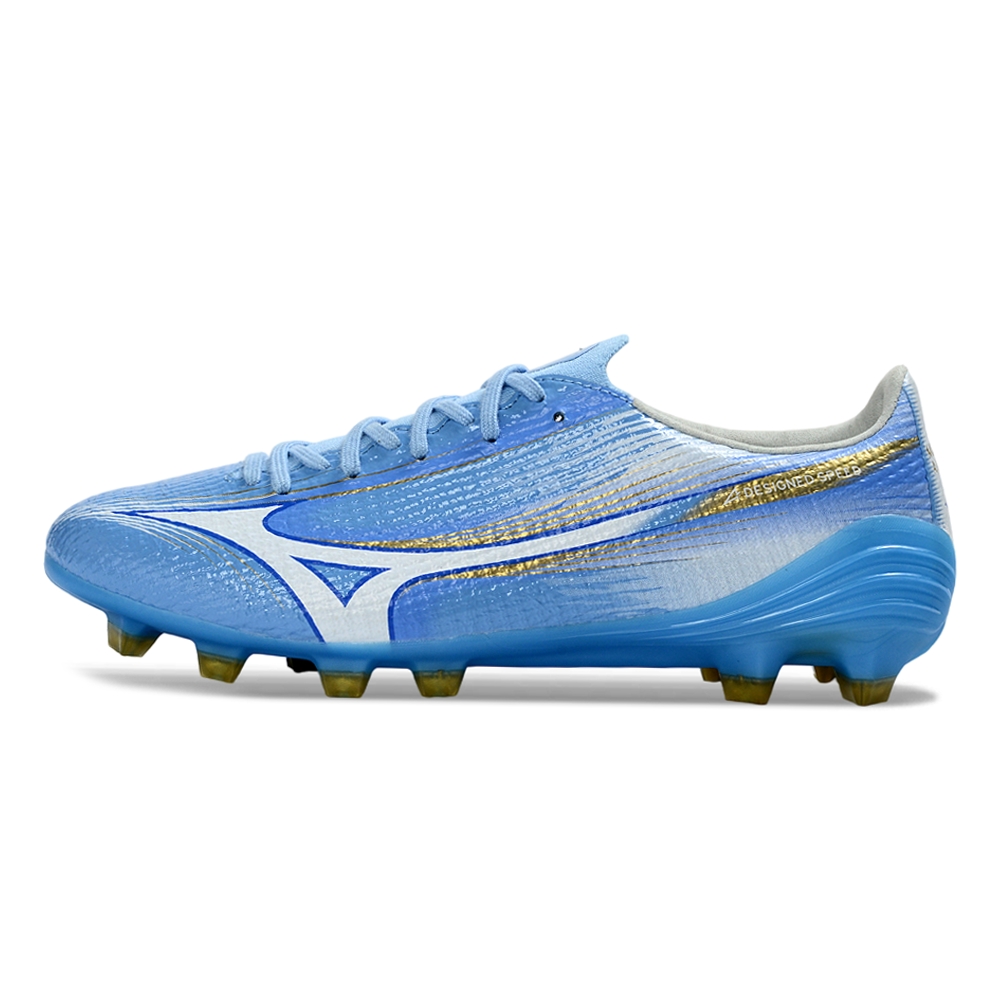 Chuteira Campo Mizuno Alpha III Made in Unity Sky