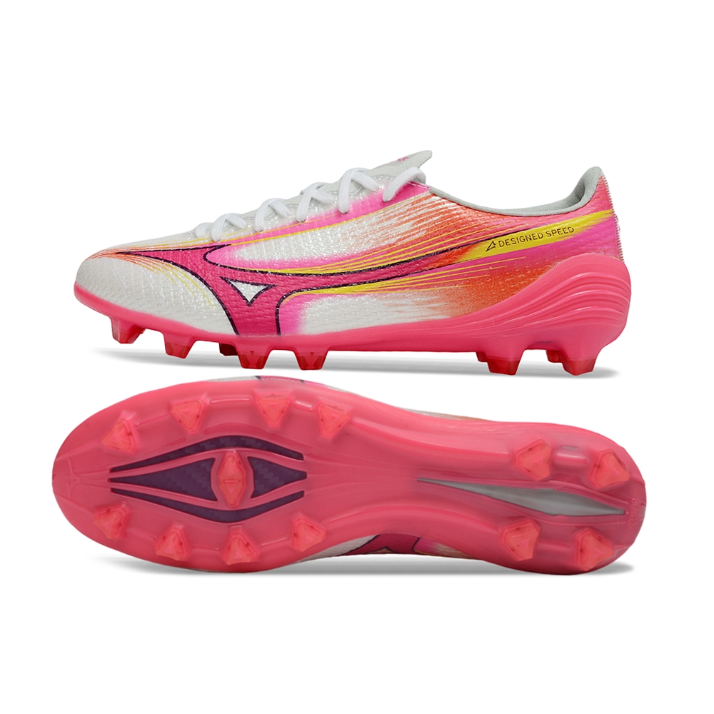 YA−MAN IS-100P PINK Chuteira Campo Mizuno Alpha III Made in Blazing Flair