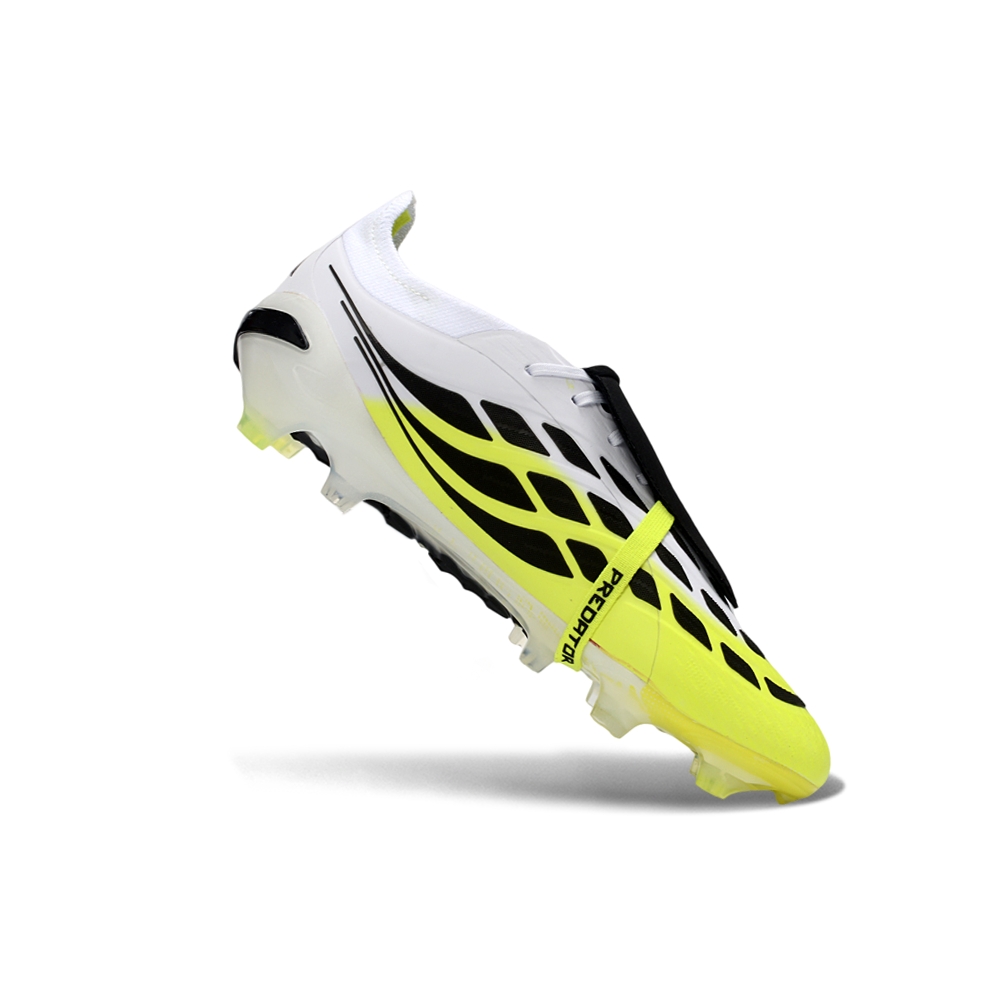 Chuteira Campo ADIDAS Predator Elite Tongue 26 FG Amarelo Branco
