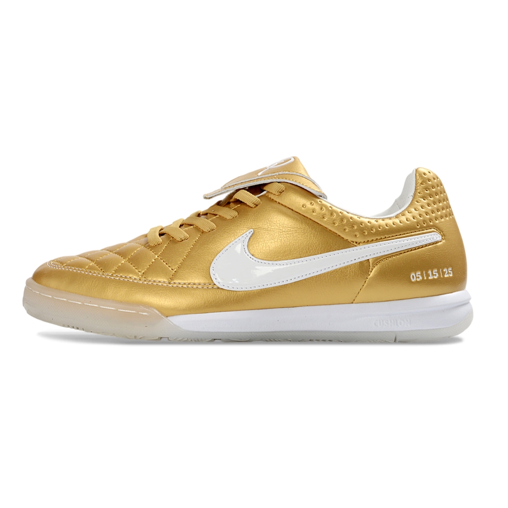 Chuteira Futsal NIKE Tiempo SE Ronaldinho Dourado