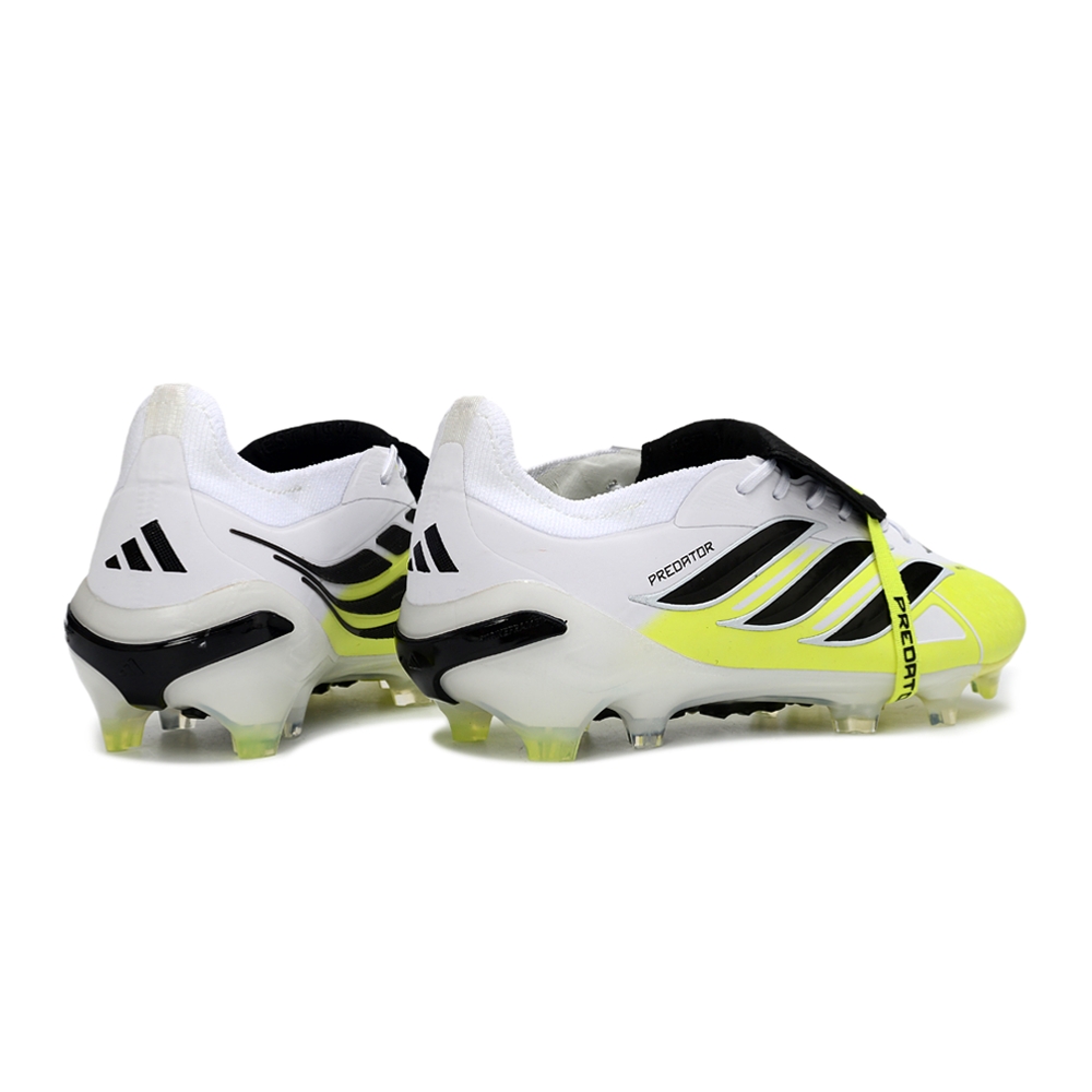 Chuteira Campo ADIDAS Predator Elite Tongue 26 FG Amarelo Branco
