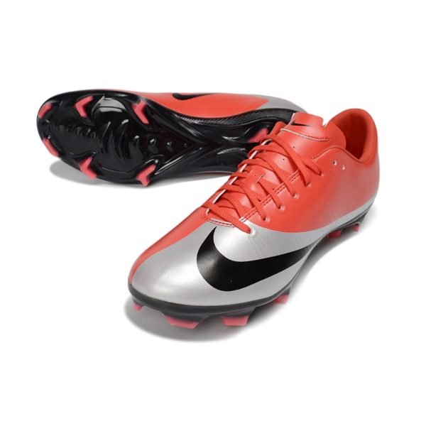Chuteira Campo NIKE Mercurial Vapor Superfly FG Remake Vermelho Prata