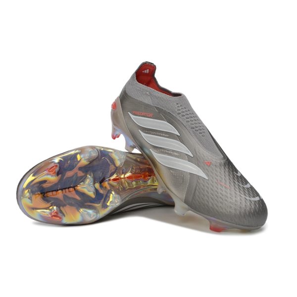 Chuteira Campo ADIDAS Predator Elite 26 LL FG Finishers Steel
