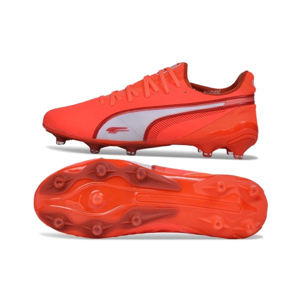 Chuteira Campo Puma King Ultimate FG Glowing Red