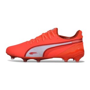 Chuteira Campo Puma King Ultimate FG Glowing Red