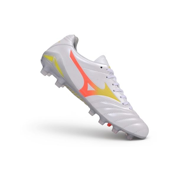 Chuteira Campo Mizuno Morelia 4 Neo FG Prism White