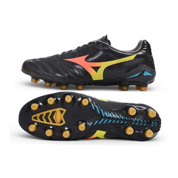 Chuteira Campo Mizuno Morelia 4 Neo FG Bright Black