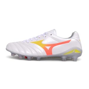 Chuteira Campo Mizuno Morelia 4 Neo FG Prism White