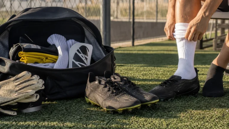 O que levar na bolsa de chuteira (Porta-chuteira) para o jogo