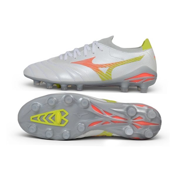 Chuteira Campo Mizuno Morelia Neo IV Japan Prism White
